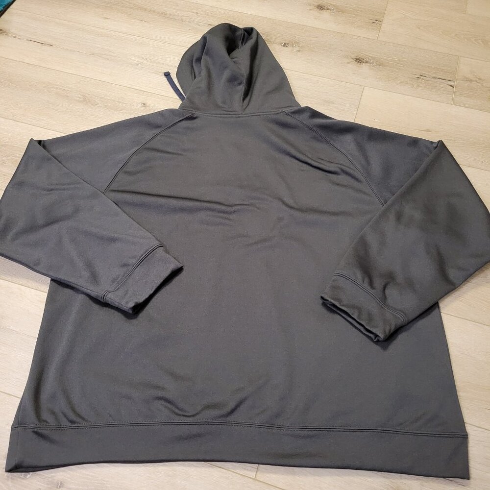Gray University of Michigan Wolverines Proedge Hooded Sweatshirt Sz XL - Picture 5 of 5